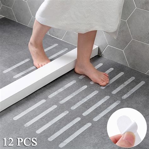 shower anti slip stickers|decorative non slip shower strips.